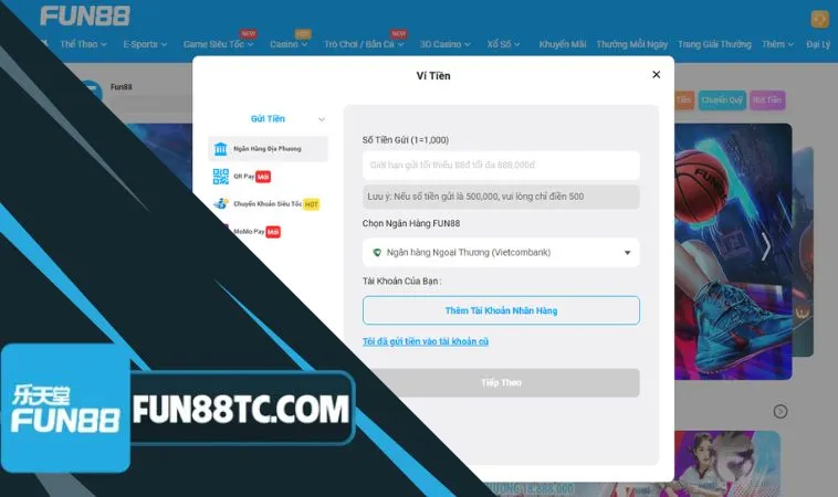 Khi gửi Fun88 qua ngân hàng anh em cần lưu ý đến một vài vấn đề Khi gửi Fun88 qua ngân hàng anh em cần lưu ý đến một vài vấn đề